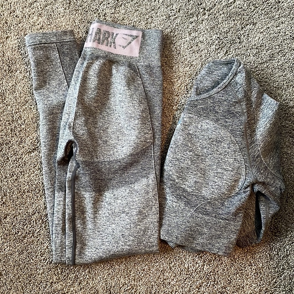 Gymshark Flex Charcoal Mark Grey Set!!!